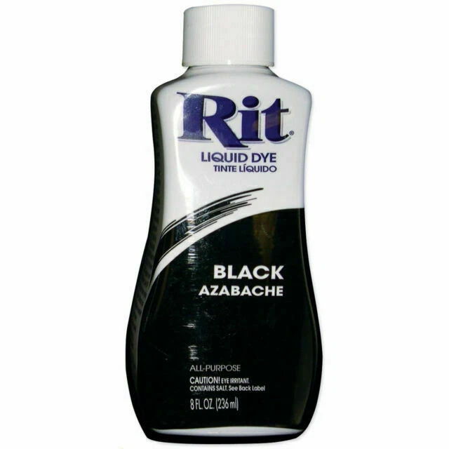 Rit All Purpose Liquid Dye, Black - 8oz