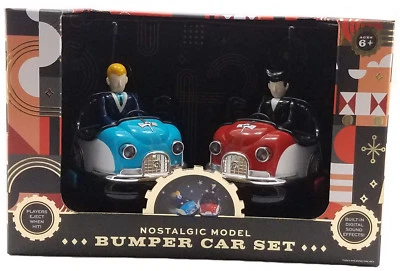 FAO Schwarz Nostalgic Bumper Car Set Remote Control Car Set Retro Multi Color - Image 1 of 4