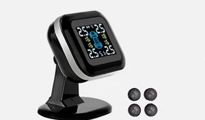Tire Tyre Pressure System Monitoring Wireless USB Mini TPMS Car Security Alarm - Picture 1 of 3