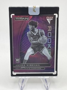 2020-21 Panini Flux Titan Rookie James Wiseman RC Purple Prizm /25 Warriors #10