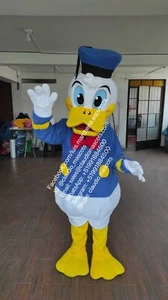 Costume Mascotte Paperino Adulto Abiti Cartoni Animati Festa Vestito Personaggio - Foto 1 di 4
