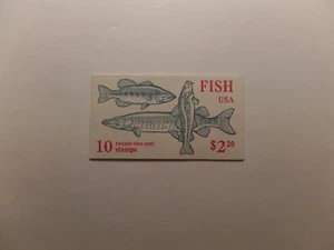MCFSTAMPS BOOKLET 2205-09 BK154 FISH MNH COMPLETE - Picture 1 of 3