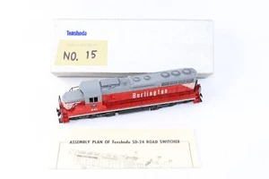Tenshodo Japan #141 SD-24 Road Switcher Burlington 441 Train Locomotive in Box - Picture 1 of 14