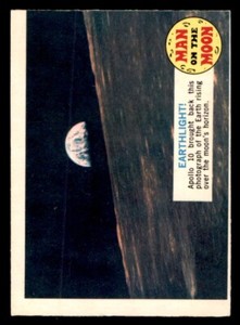 1969 OPC O-Pee-Chee Man on the Moon #42B Earthlight! VG/EX *d2