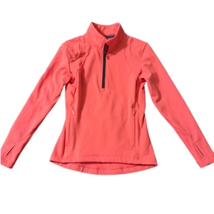 Baleaf Girl's Long Sleeve Half Zip Sweatshirt With Pockets Hot Pink  Size S - Picture 1 of 6