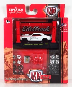 M2 Machines R17 Model Kit Edelbrock 1969 Chevrolet 69 Camaro RS/SS White 18-01 - Picture 1 of 6