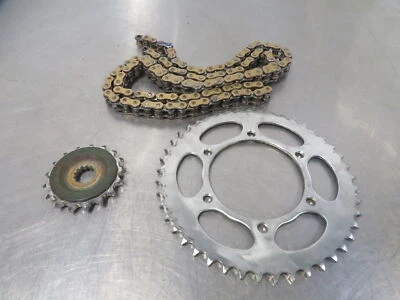KIT CADENA Y PIÑÓN DELANTERO + TRASERO EB1018 2011 SUZUKI GSXR 750 Foto 1 de 4
