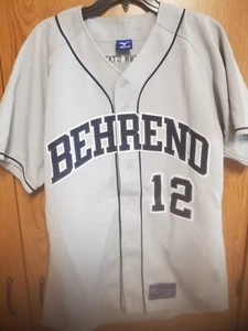 Penn State Behrend Lions Game Used Baseball Jersey Erie PA Large #12 - Picture 1 of 5