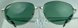 NIKA Sun 9130 Sonnenbrille Gold Grün Metall Damen Herren Sunglasses NEU - Bild 1 von 3