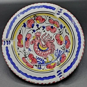 Vnt Italian Sambuco Mario Hand-painted Round Pottery Ashtray - Picture 1 of 6