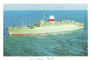 Postal barco de vapor ruso CTC Lines t/s Fedor Shalyapin o Leonid Sobinov - Imagen 1 de 2