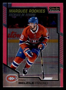 2020-21 O-Pee-Chee Platinum Matte Pink #187 Alex Belzile