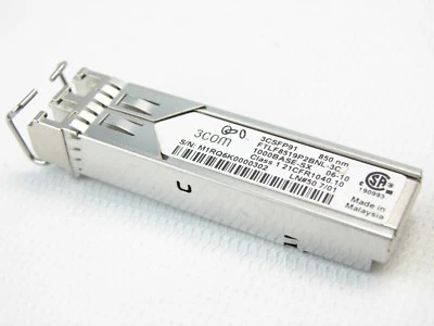 3Com 3CSFP91 Compatible AXIOM  1000BASE-SX SFP TRANSCEIVER (T78) - Image 1 of 4