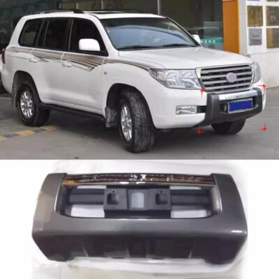 Protector de parachoques delantero gris ABS Bull Bar cubierta para Toyota Land Cruiser LC200 2008-11 Foto 1 de 4