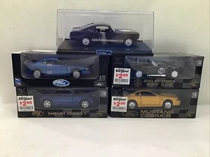 Newray Lot Of 5 Ford Mustang Shelby/Cobra - See Photos - Picture 1 of 20
