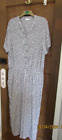 COTTON TRADERS JUMPSUIT SIZE 20. navy and white .