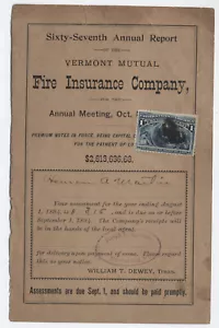 1 céntimo colombiano en portada del informe encuadernado Vermont [6157,15] - Imagen 1 de 3