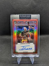 2023 Panini UFC Charles Oliveira Red Optigraph Auto /199