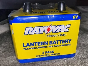 Rayovac 6-Volt Heavy Duty Lantern Battery 2 pk. BRAND NEW! - Picture 1 of 5