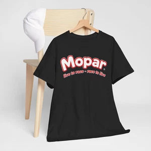 Vintage Mopar Live To Race Race To Live T Shirt - Picture 1 of 5