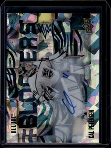2022 Upper Deck Allure Blockers Cal Petersen #BL-30 Blue Auto - Picture 1 of 2