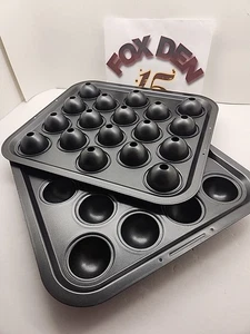Cake Pop Pan 18 hole Non-stick Coating  Fun Deserts 😋 - Picture 1 of 6