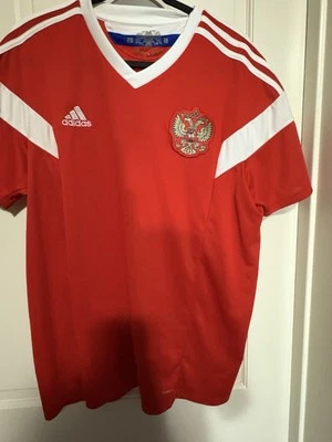 Camiseta de fútbol rusa 2018 — roja talla XL — billetes de Mecte K — usada en excelente estado — envío gratuito — $28 Foto 1 de 4