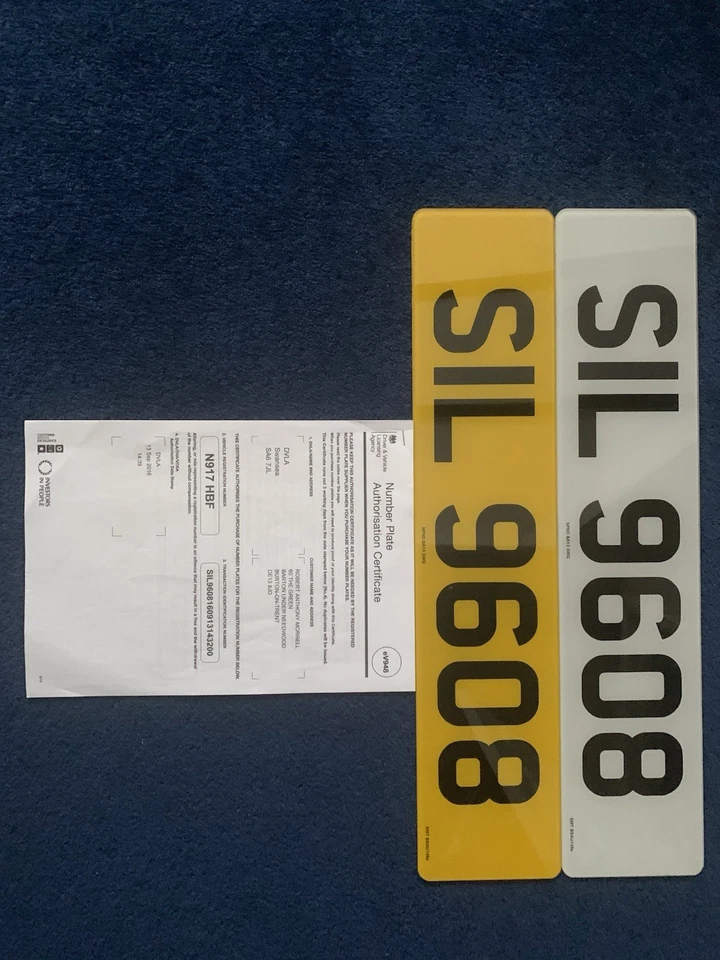 Number Plates for Sale SIL 9608 Offers Welcome - Image 1 of 1