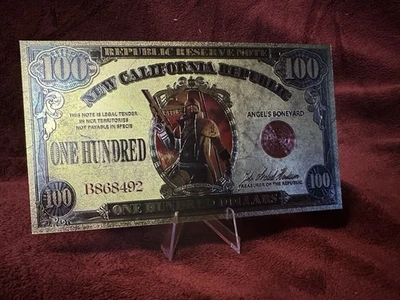 Fallout New Vegas NCR $100 Bill Prop – New California Republic Replica Note RARE - Image 1 of 2