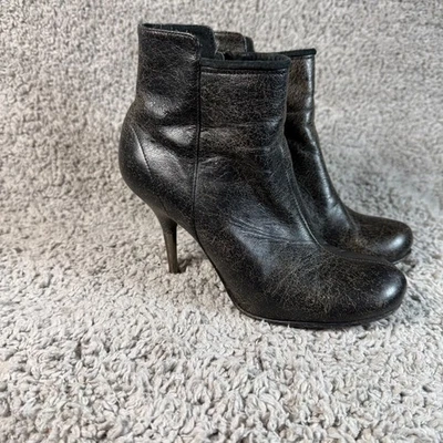 Diesel Firetip Tacón de Aguja Botines Cuero Bronce Envejecido Para Mujer 6 Foto 1 de 4