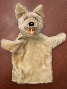 Vintage Steiff Wolf Handpuppe 9,5 Zoll Mohair - Bild 1 von 10