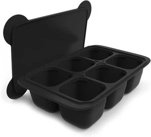 Silikon Eiswürfelform mit Abdeckung Einfaches Lösen Einzelne Schlitze Auslaufsicher - Bild 1 von 8