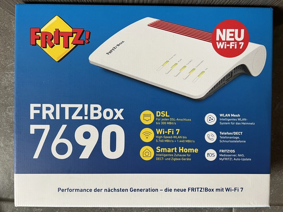 AVM FRITZ!BOX 7690 - NEU OVP WIFI 7  - Bild 1 von 1