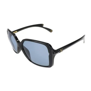 Gafas de sol Louis Vuitton Flor Carre Z0287E marco negro lentes azul claro unisex - Imagen 1 de 8