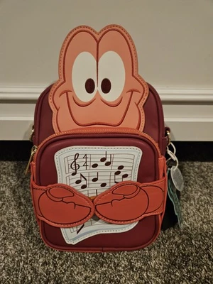 NWT Loungefly The Little Mermaid 35th Anniversary Sebastian Crossbody Bag - Image 1 of 4