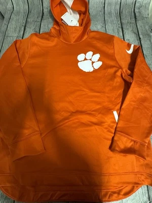NUEVO CON ETIQUETAS Para hombres Nike Clemson Tigers Sudadera con Capucha de Buceo Naranja XXL 2XL Sudadera Ajuste Térmico Foto 1 de 4