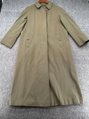 Abrigo forrado a cuadros irredescente verde vintage Brooks Brothers 8/30 Foto 1 de 4