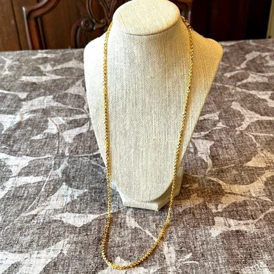 Collar Cadena Brillante Especial Corte Diamante Tono Oro 30" Premier Designs Foto 1 de 4