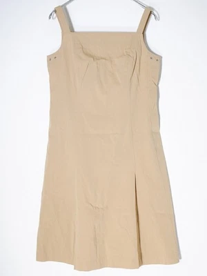 Burberry London Cotton A-Line Sleeveless Dress Size: 40 Beige limited From JAPAN - Image 1 of 4