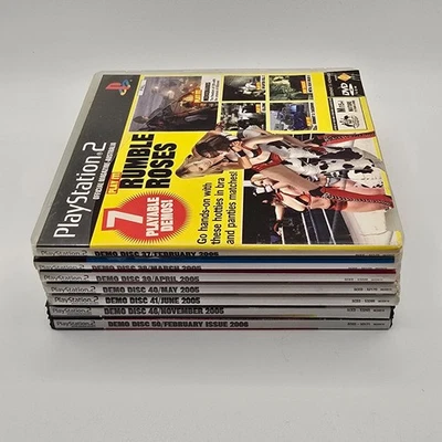 OPS2M Demo Disc Bundle, X7 Lot, PS2, PlayStation 2 Magazine Australia, PAL, Sony - Image 1 of 4