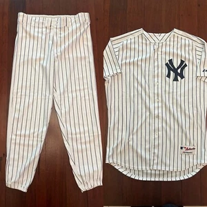BRAND NEW AUTHENTIC  2014 DEREK JETER NY YANKEES JERSEY 48 & Pant - Picture 1 of 16