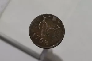 NETHERLANDS UTRECHT DUIT 1753 B49 #K1756 - Picture 1 of 2