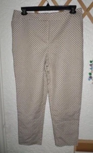 CHICO'S GEOMETRIC PRINT ANKLE PANTS NWOT CHICO'S 2 M/L - Picture 1 of 2