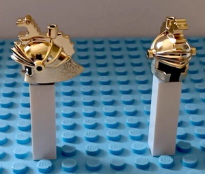 Lego Minifigur Helm Burg mit Drachenkrone Top Samuri Ninja Krieger NEU RAR! - Bild 1 von 1