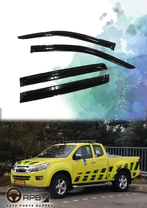 For ISUZU D-MAX 2012-2018 Deflector Window Visors Guard Vent Weather Shield - Picture 1 of 5