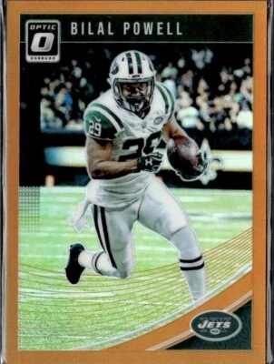 Bilal Powell  2018 Donruss Optic Orange /199 #75 New York Jets - Image 1 of 2