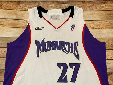2003 Authentic WNBA Team Issue Sacramento Monarchs Jersey LADY GROOMS Home Cover