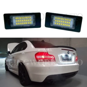 Xenón Blanco Brillante SMD LED Matrícula Luz de Regreso para BMW Serie 1 E82 E88 135i - Imagen 1 de 12
