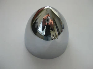 BOLT ON CHROME BULLET 3" X 2 3/4" HOTROD RATROD CHEV HOLDEN FORD - Bild 1 von 4