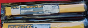 6 POWERTEC 8" Jointer Blades for Delta 37-355 37-250 37-365 37-380 X5 DJ-20 - Picture 1 of 4